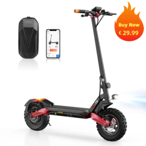 10 Zoll E Scooter mit Straßenzulassung für Erwachsene, max. 20 km/h Geschwindigkeit, 80-100 KM Reichweite, 48V 15Ah, Lange Reichweite,Maximale Belastung 150kg, Geländetauglicher Elektroroller, Faltbarer E Scooter mit Straßenzulassung, 4 Stoßdämpfer Design, 500W Birstenloser Motor