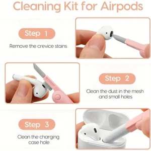 7-in-1 All-in-One Computer-Tastatur & Elektronik Reinigungsset – Tragbares Multi-Set mit weichen steifen Bürsten, Bildschirmreiniger für Smartphones, Tablets, Laptops, Tastaturen, Kopfhörer, smarte Geräte - Staubentfernung für Technologie