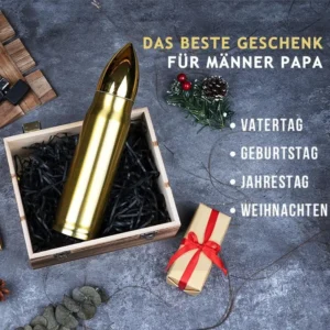 17oz/500ml 18/8 Edelstahl Jagd-Tarnbecher | Doppelwandige Flasche | 12H Kalt & 6H Heiß | Ideales Geschenk für Männer, Jäger Väter