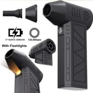 New Mini Turbo Jet Fan Electric Air Duster Adjustable wind speed Turbo Violent Blower Rechargeable with Light Car Cleaning Tools