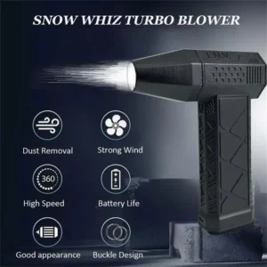 New Mini Turbo Jet Fan Electric Air Duster Adjustable wind speed Turbo Violent Blower Rechargeable with Light Car Cleaning Tools