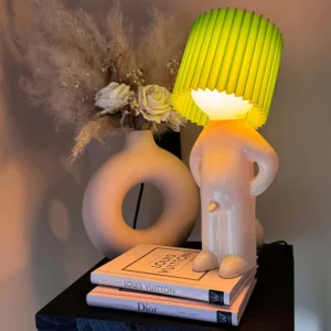 USB Charging Table Lamp Creative Naughty Boy LED Night Light Bedroom Reading Lighting Children's Gift Book Light