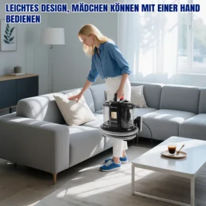 Teppichreiniger, Polsterreiniger Gerät, Waschsauger Teppichreiniger, Stain Fleckenreiniger Mit Tierhaarbürste Und Schlauchreinigungswerkzeug für Teppich, Sofa, Vorleger, Polster, Treppen, Auto, Nass-Trocken-Sauger mit starker Saugkraft