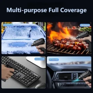 New Mini Turbo Jet Fan Electric Air Duster Adjustable wind speed Turbo Violent Blower Rechargeable with Light Car Cleaning Tools