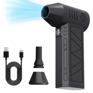 New Mini Turbo Jet Fan Electric Air Duster Adjustable wind speed Turbo Violent Blower Rechargeable with Light Car Cleaning Tools