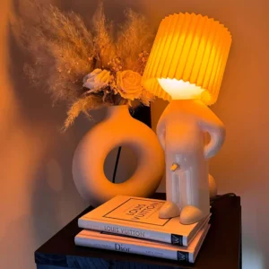 USB Charging Table Lamp Creative Naughty Boy LED Night Light Bedroom Reading Lighting Children's Gift Book Light