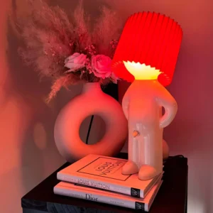 USB Charging Table Lamp Creative Naughty Boy LED Night Light Bedroom Reading Lighting Children's Gift Book Light