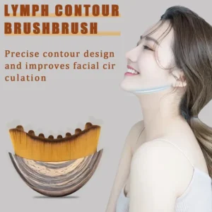 Lymphatic Contour Face Brush Lymphatic Drainage Reduce Puffiness Relief Fatigue Facial Massager Face Chin Skin Sculpting Tool