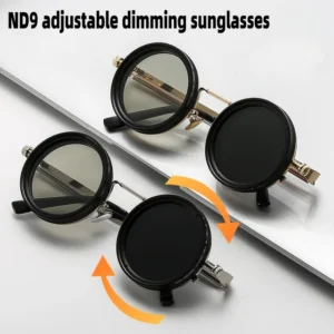 Adjustable Dimming Sunglasses Outdoor Fishing Driving Dual Filter Glasses UV Anti UV Personalized Polarized Sunglasses